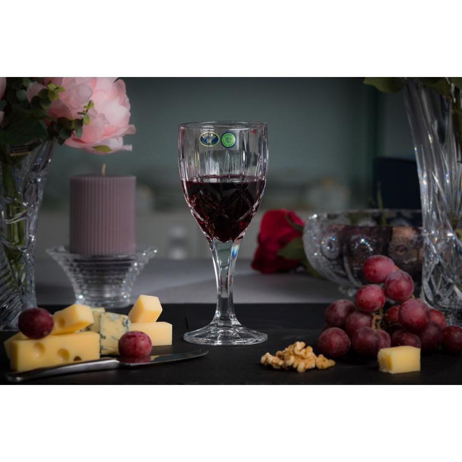 SHEFFIELD Set 6 pahare cristal Bohemia vin 240 ml